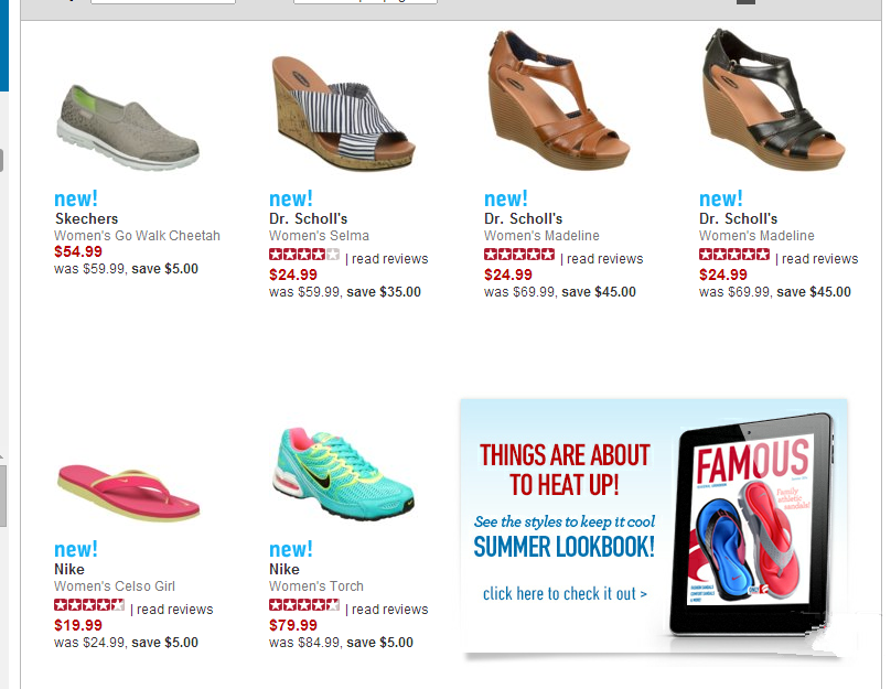 美国 Famous Footwear官网 鞋履 海淘攻略教程1