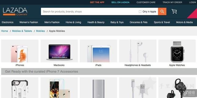 东南亚六国可通过 Lazada 订购苹果产品