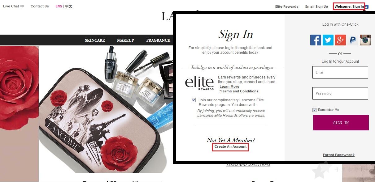 Lancome兰蔻美国官网海淘攻略下单教程