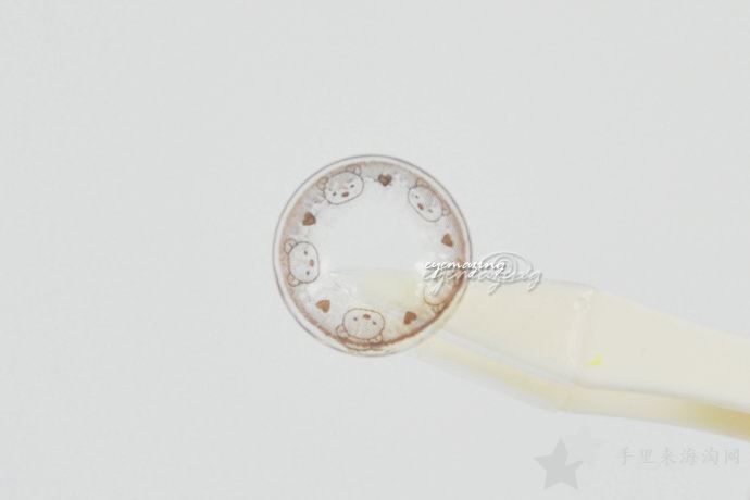 官网正品美瞳 硅水凝胶 EYEMAZING Refrear Color（轻松熊）