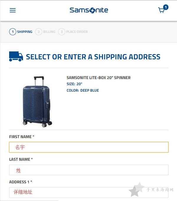 Samsonite海淘攻略：Samsonite新秀丽美国官网下单教程5