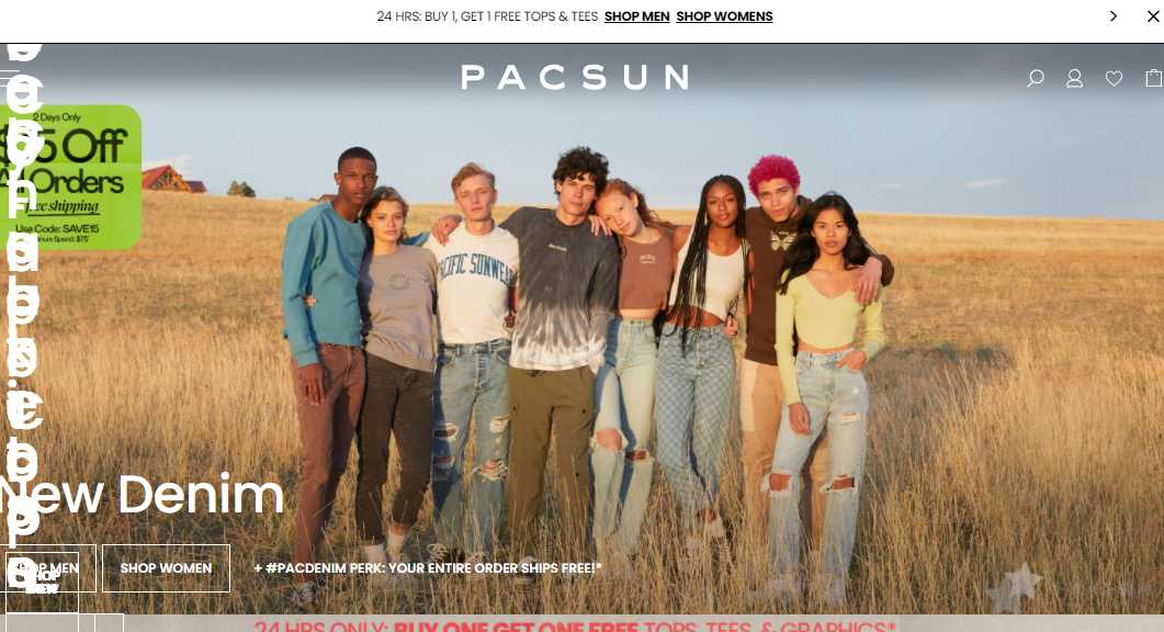 PacSun海淘攻略:PacSun美国官网注册购买教程