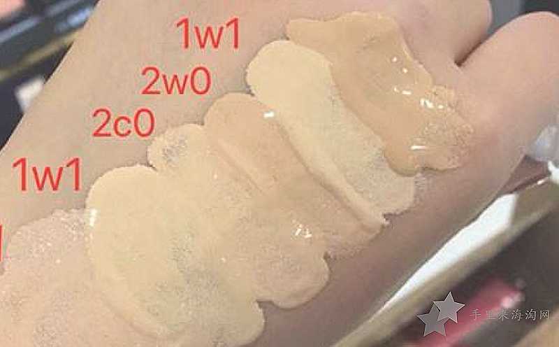 雅诗兰黛dw粉底液色号选择方法